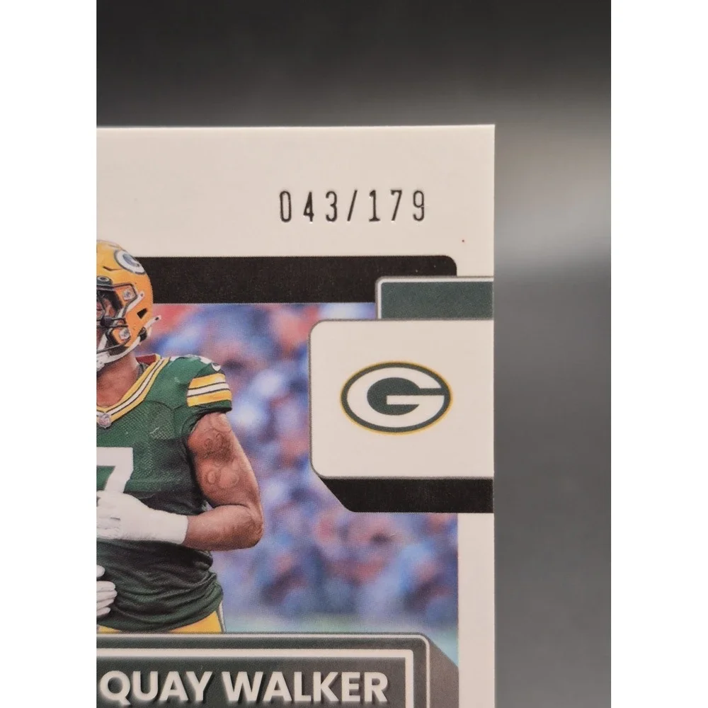 2022 Panini Donruss Optic Rated Blue Prizm /179 Quay Walker #248 Rookie RC 0rd2